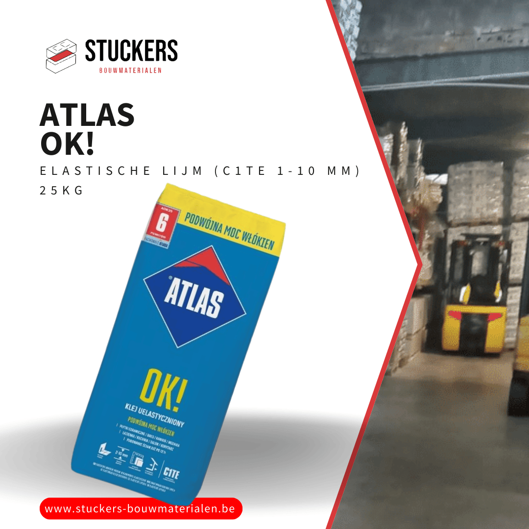 Atlas OK! ELASTISCHE LIJM (C1TE 1-10 mm) 25kg