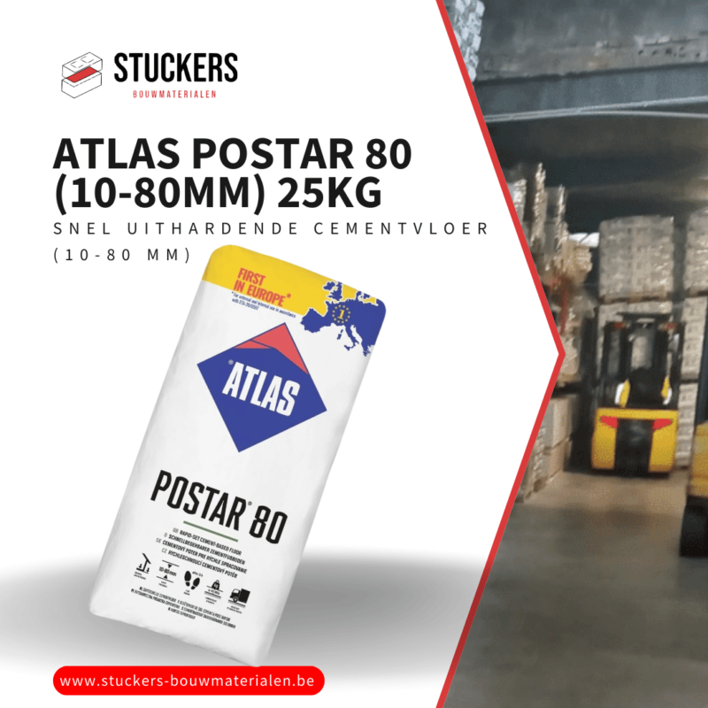 Atlas POSTAR 80 (10-80mm) 25kg