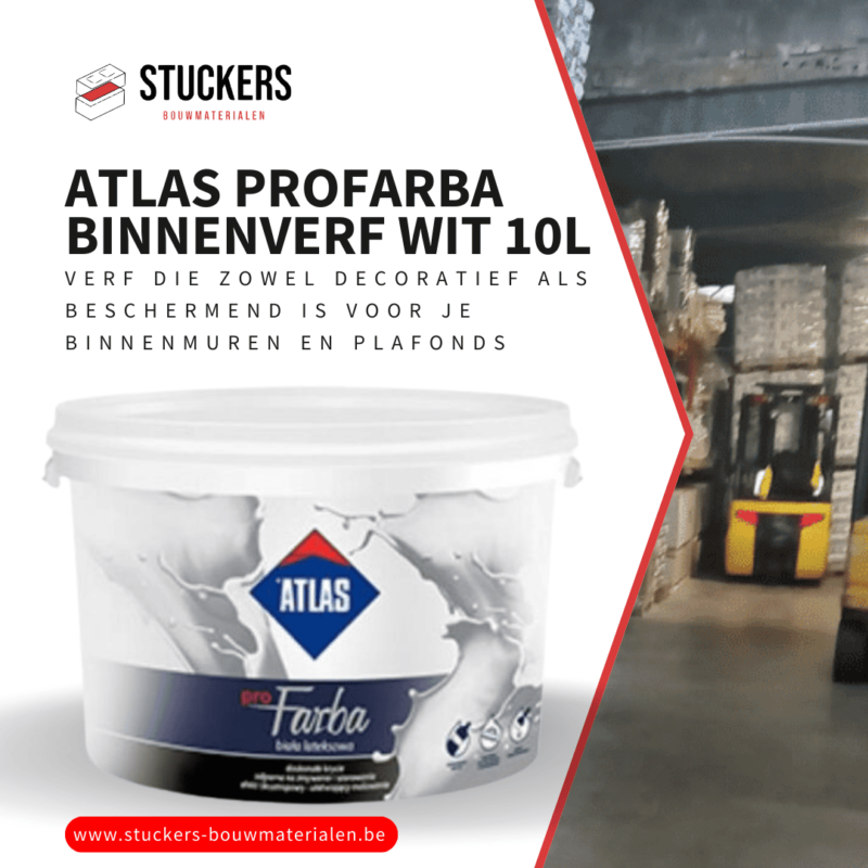 Atlas PROFARBA Binnenverf wit 10l