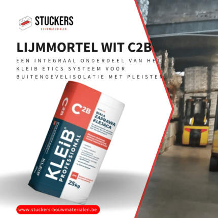 Kleib Lijmmortel Wit C2B