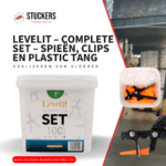 Levelit – Complete Set – Spieën, clips en plastic tang