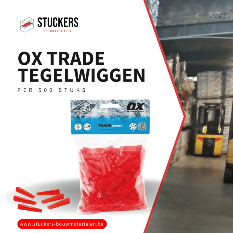 OX TRADE TEGELWIGGEN PER 500 STUKS