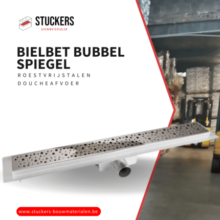 Roestvrijstalen doucheafvoer BIELBET Bubbel Spiegel