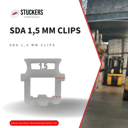 SDA 1,5 mm clips