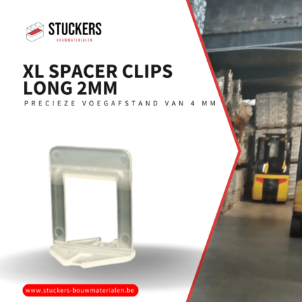 XL Spacer Clips long 2mm